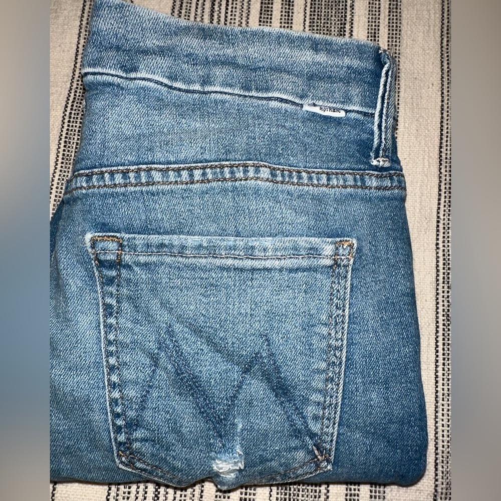 MOTHER high waisted looker ankle fray - Picture 3 of 5